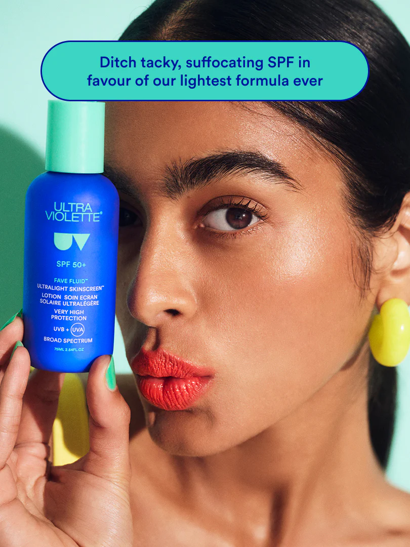Fave Fluid SPF 50+ Ultralight Fragrance Free SKINSCREEN™ 75ml - Image 5