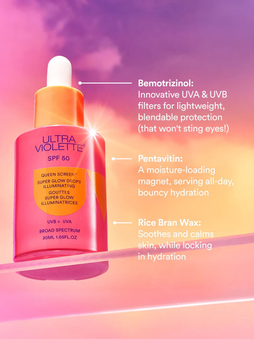 Queen Screen SPF 50 Super Glow Drops - Illuminating - Image 4