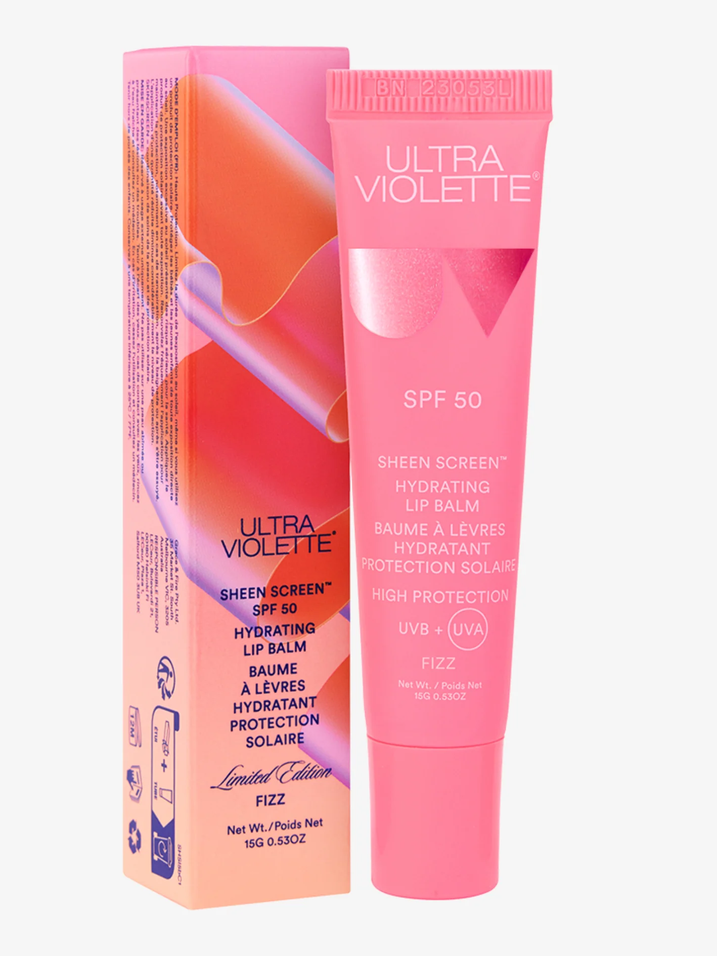 Fizz Sheen Screen™ SPF 50 Hydrating Lip Balm - Image 3
